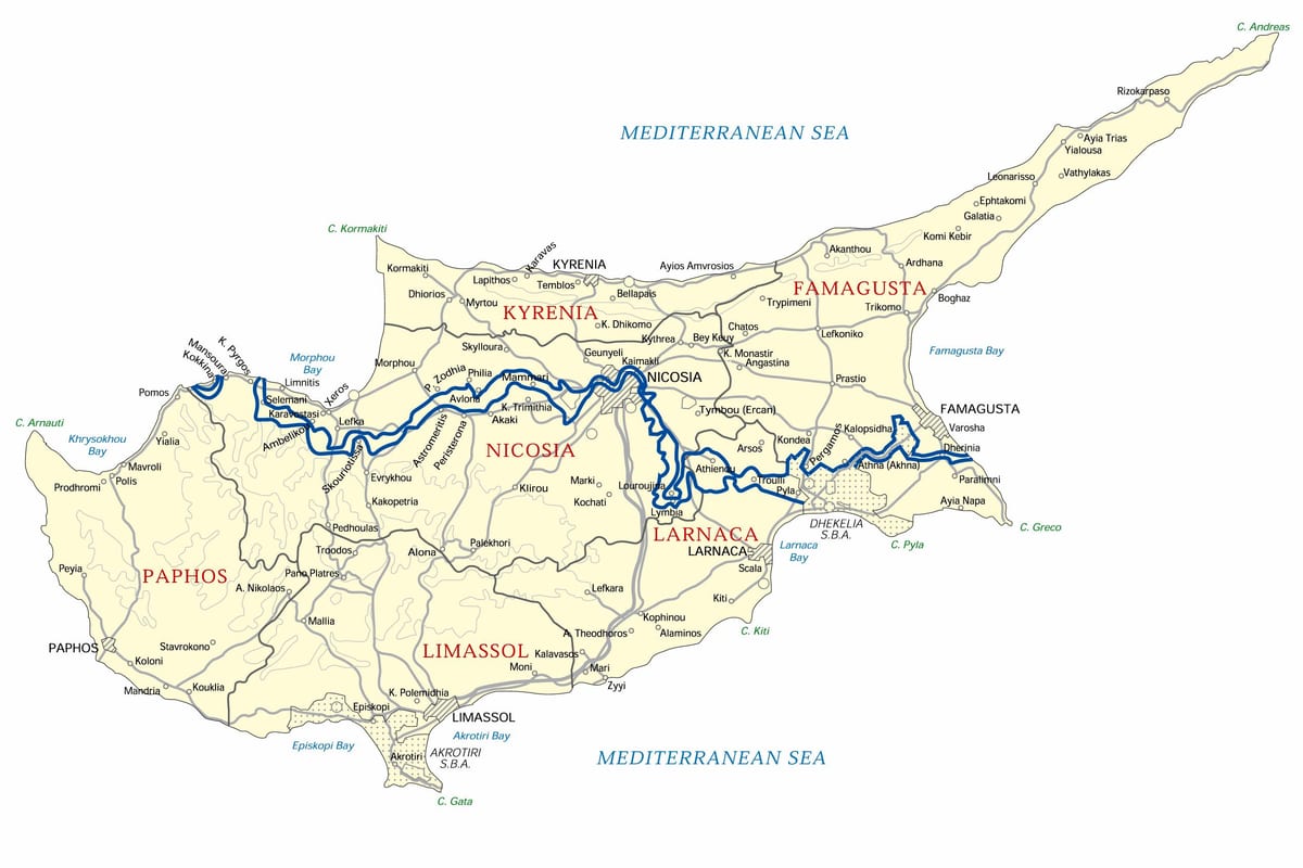 universidade europea Chipre mapa