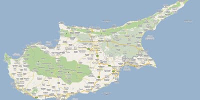 Rúa mapa de peyia Chipre